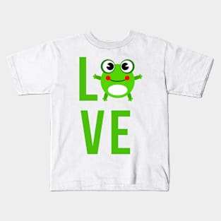 Love Frogs Kids T-Shirt